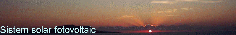 Sistem solar fotovoltaic
